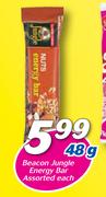Beacon Jungle Energy Bar-48g Each
