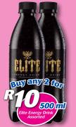 Elite Energy Drink-2x500ml