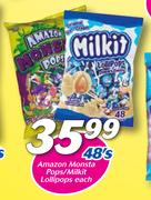 Amazon Monsta Pops/Milkit Lollipops 48’s-Each