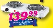 Diamond Double Spiral Hot Plate-Each