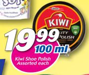 Kiwi Shoe Polish-100ml Each