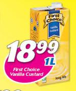 First Choice Vanilla Custard-1Ltr