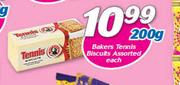 Bakers Tennis Biscuits Assorted-200gm