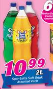 Spar-Letta Soft Drink Assorted-2Ltr Each