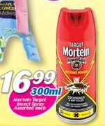 Mortein Target Insect Spray Assorted-300ml Each