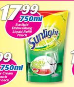 Sunlight Dishwashing Liquid Refill Pouch-750ml