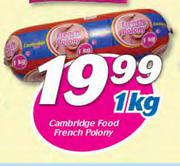 Cambridge Food French Polony-1Kg