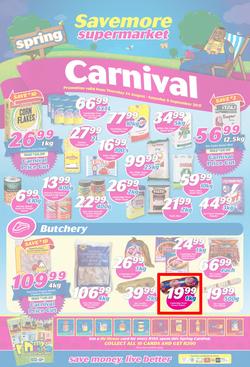 Cambridge Food : Savemore Carnival (24 Aug - 9 Sep 2017), page 1