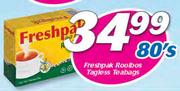 Freshpak Rooibos Tagless Teabags-80's