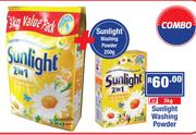 Sunlight Washing Powder 3kg+Free sunlight  Washing Powder 250g