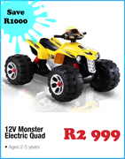 12V Monster Electric Quad
