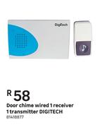 Digitech Door Chime Wired (1 Receiver 1 Transmitter)