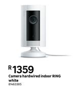Camera Hardwired Indoor Ring White