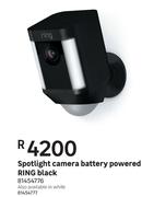 Ring Spotlight Camera Battery Powered (Black)