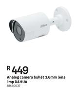 Dahua Analog Bullet Camera 3.6mm Lens 1MP