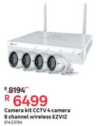Ezviz Camera Kit CCTV (4 Camera, 8 Channel, Wireless)