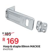 Mackie Hasp & Staple 89mm