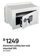 Electronic Safety Box (Wall Mount)ed 10LTR