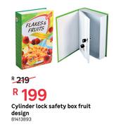 Cylinder Lock Safety Box (Fruit Design)