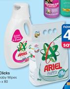 Ariel Auto Washing Powder-2Kg Or Liquid Detergent-1.5Ltr Each