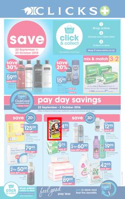Clicks : Save (22 Sep - 23 Oct 2016), page 1