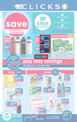 Clicks : Save (22 Sep - 23 Oct 2016), page 1