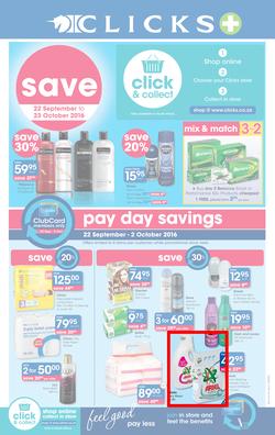 Clicks : Save (22 Sep - 23 Oct 2016), page 1