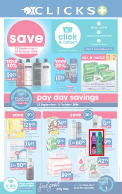 Clicks : Save (22 Sep - 23 Oct 2016), page 1