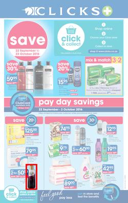Clicks : Save (22 Sep - 23 Oct 2016), page 1