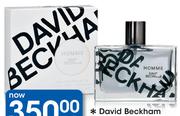 David Beckham Pour Homme Eau De Toilette-50ml Each