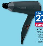 Vidal sassoon 2200 Watt Hydragloss Hairdryer