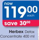 Herbex Detox Concentrate-400ml