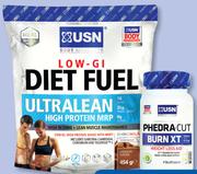 USN Diet Fuel 454g & Phedra-Cut XT 30 Capsules-Per Offer