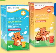 Clicks Multivitamin Or Vitamin C 60 Gummies-Per Pack