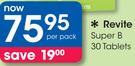 Revite Super B 30 Tablets-Per Pack