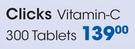 Clicks Vitamin-C 300 Tablets-Per Pack