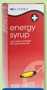 Clicks Energy Syrup-200ml