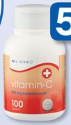Clicks Vitamin-C 100 Tablets-Per Pack