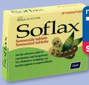 Soflax Laxative 20 Tablets-Per Pack