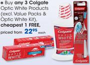 Colgate Optic White Products(Excl. Value Packs & Optic White Kit)-Each