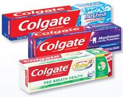 Colgate MaxFresh, Total Or Sugar Acid Neutaliser Toothpastes-Each