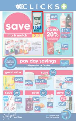 Clicks : Save (24 Sep - 20 Oct 2015), page 1