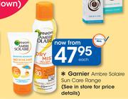 Garnier Ambre Solaire Sun Care Range-Each