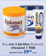 Epi-Max Products-Each
