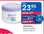 Johnson's Aqueous Body Cream-350ml