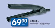 Clicks Mini Hair Straightener