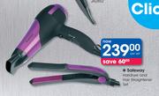 Safeway Hairdryer and Hair Straightener Set-Per Set