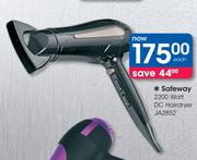 Safeway 2200 Watt DC Hairdryer JA2852