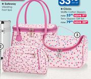 Pink Dot Toiletry Bags-Each