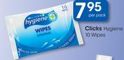 Clicks Hygiene 10 Wipes-Per Pack